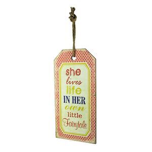 Her Own Little Fairytale Decorative Wood Wall Hanging